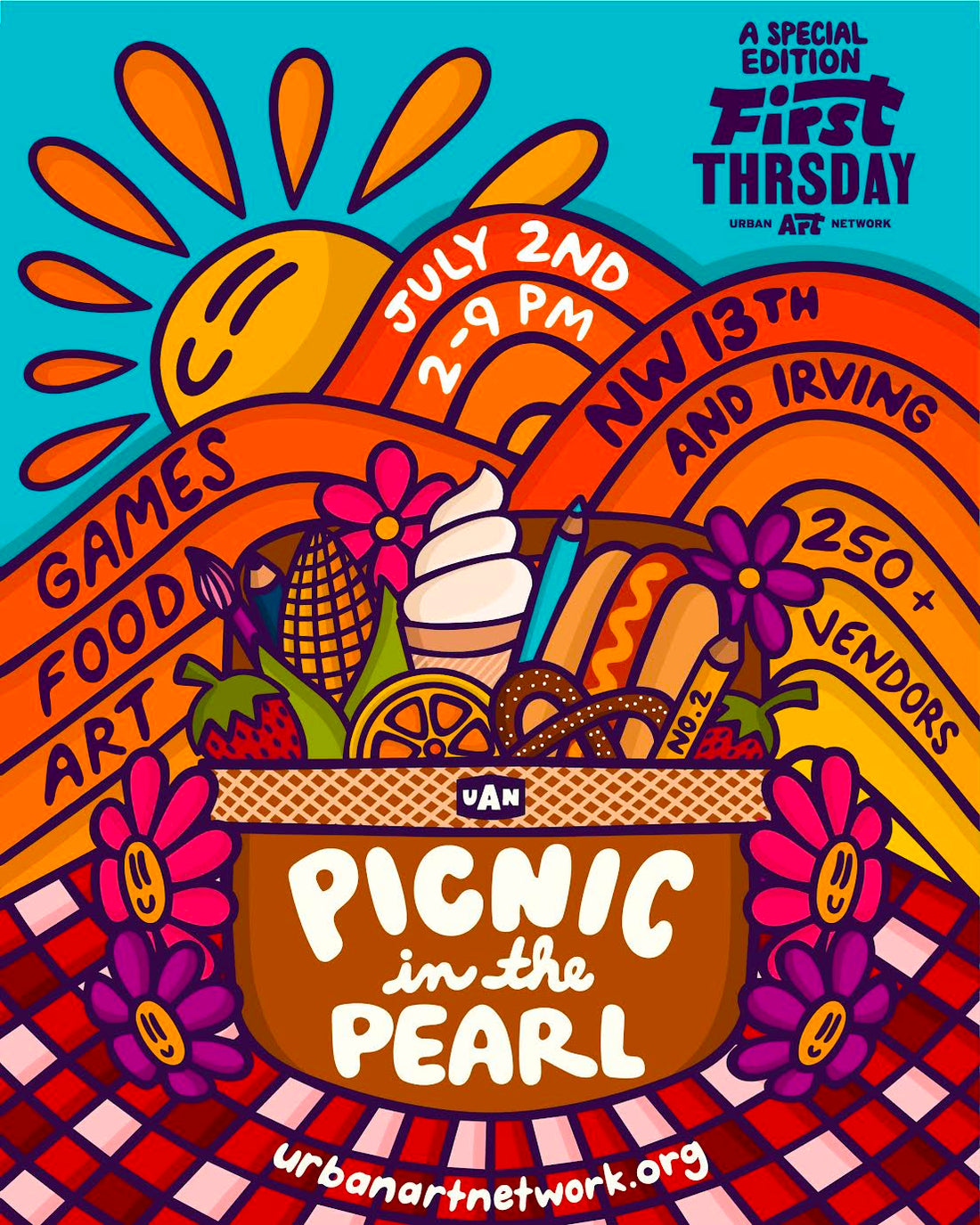 July 2nd THU: Picnic in the Pearl