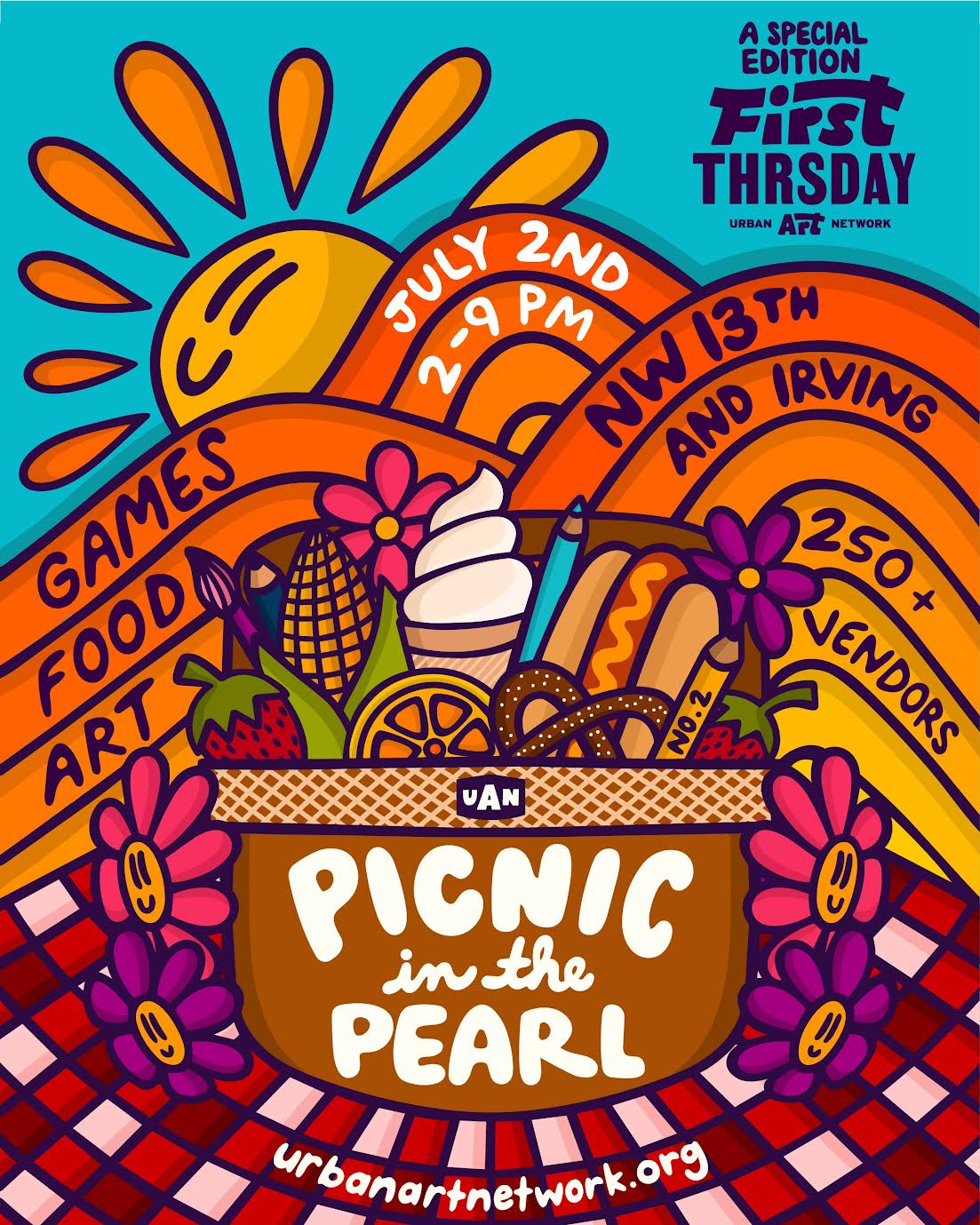 July 2nd THU: Picnic in the Pearl