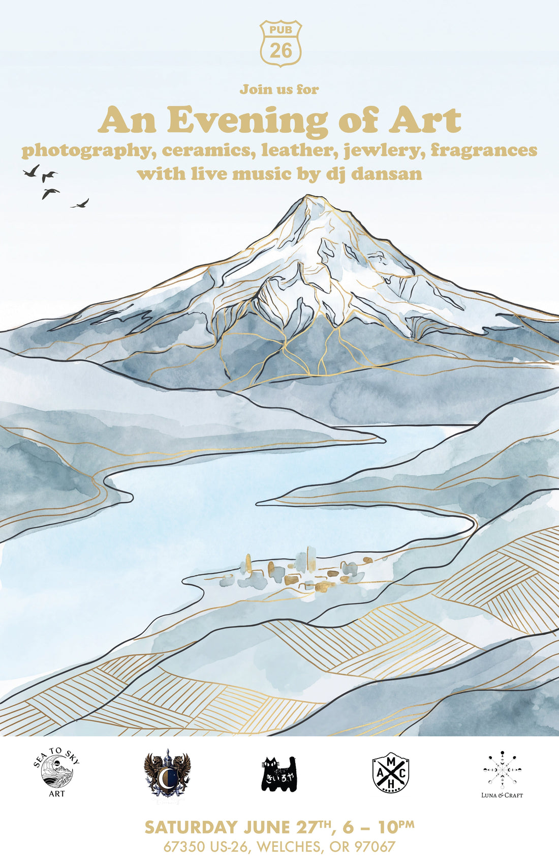 June 27th SAT: An Evening of Art
