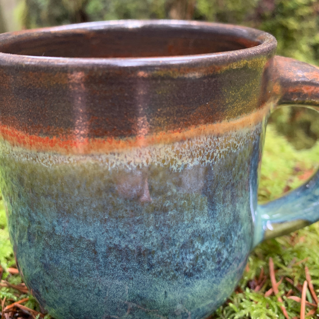 Copper/blue Mug