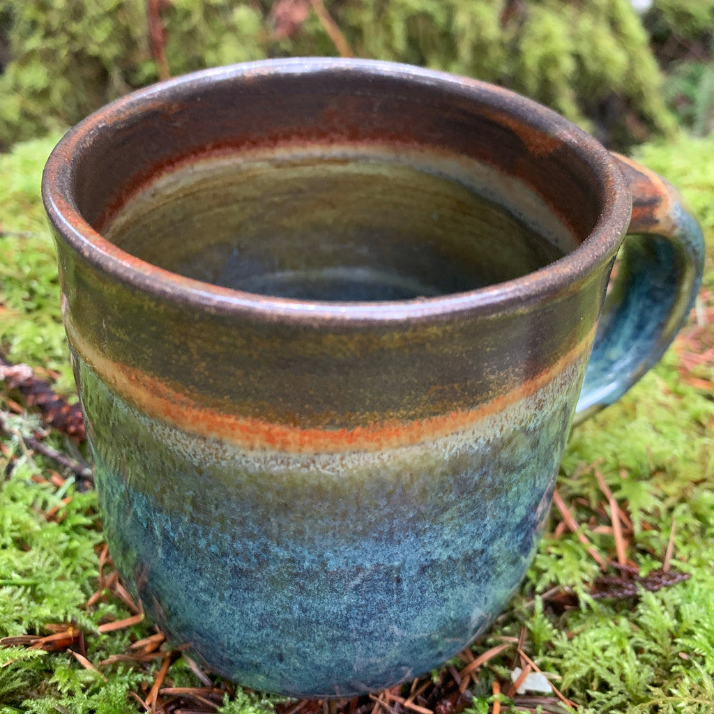 Copper/blue Mug