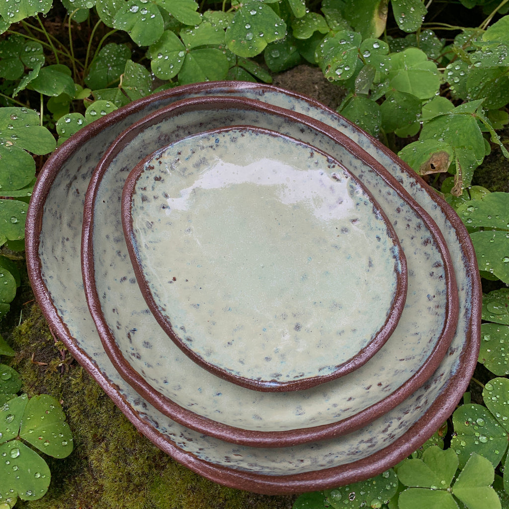 Nesting Rock Plate Set - Sand & Sea